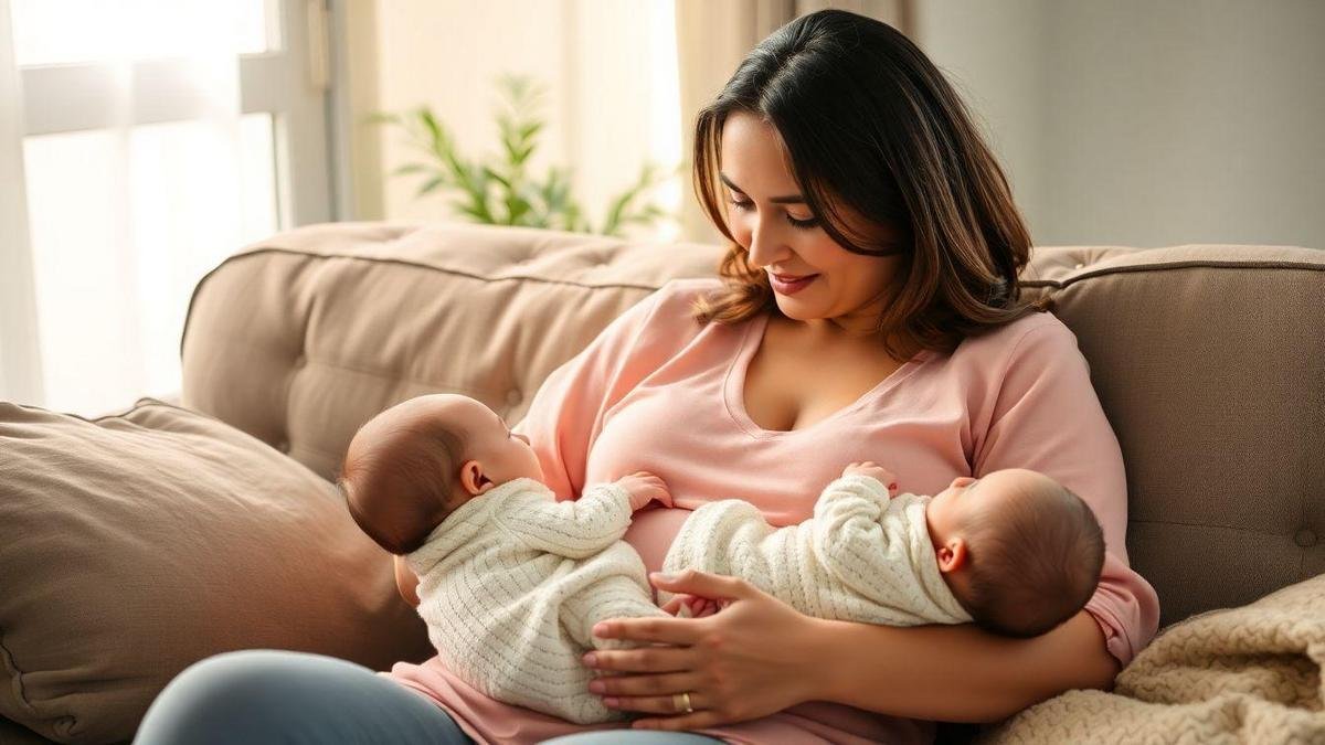 Estratégias de Amamentação para Mães de Gêmeos