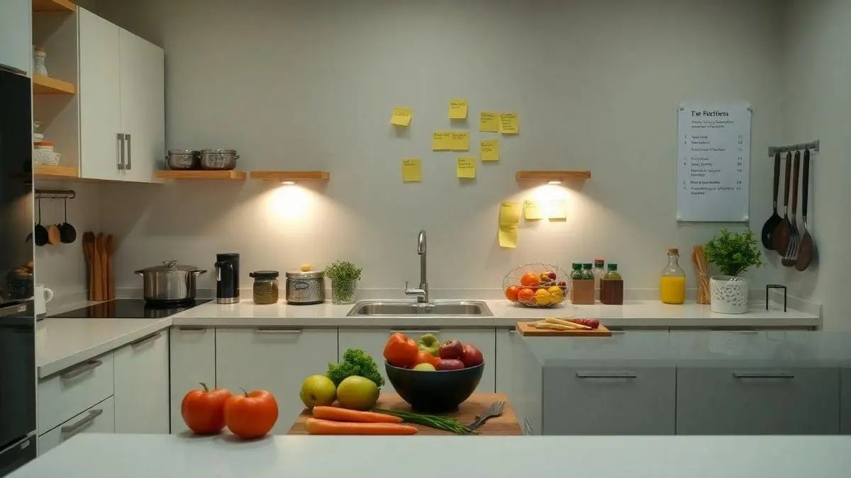Organização na Cozinha e Planejamento de Refeições Organização na Cozinha e Planejamento de Refeições