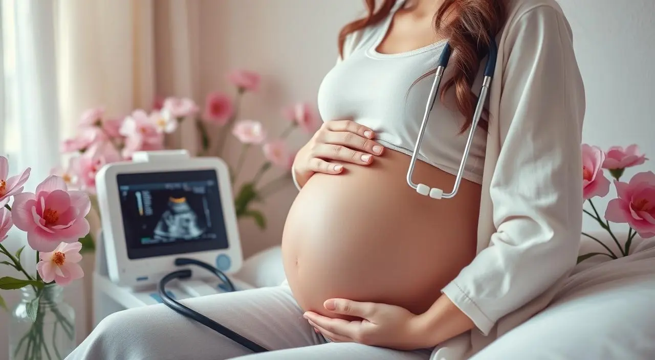 pre-natal de uma gestante
