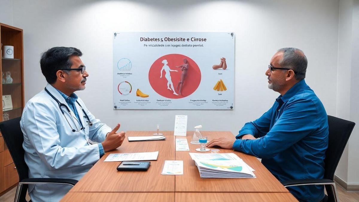 Diabetes e obesidade como causas da cirrose
