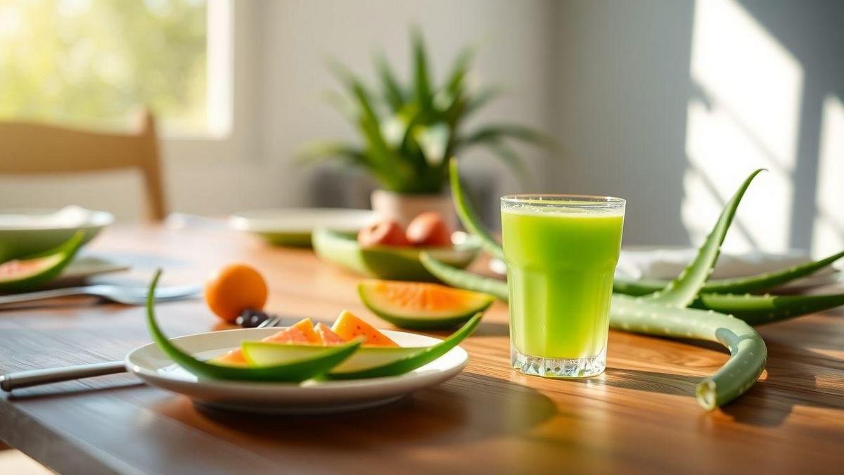 Suplementação com Aloe Vera Suplementação com Aloe Vera