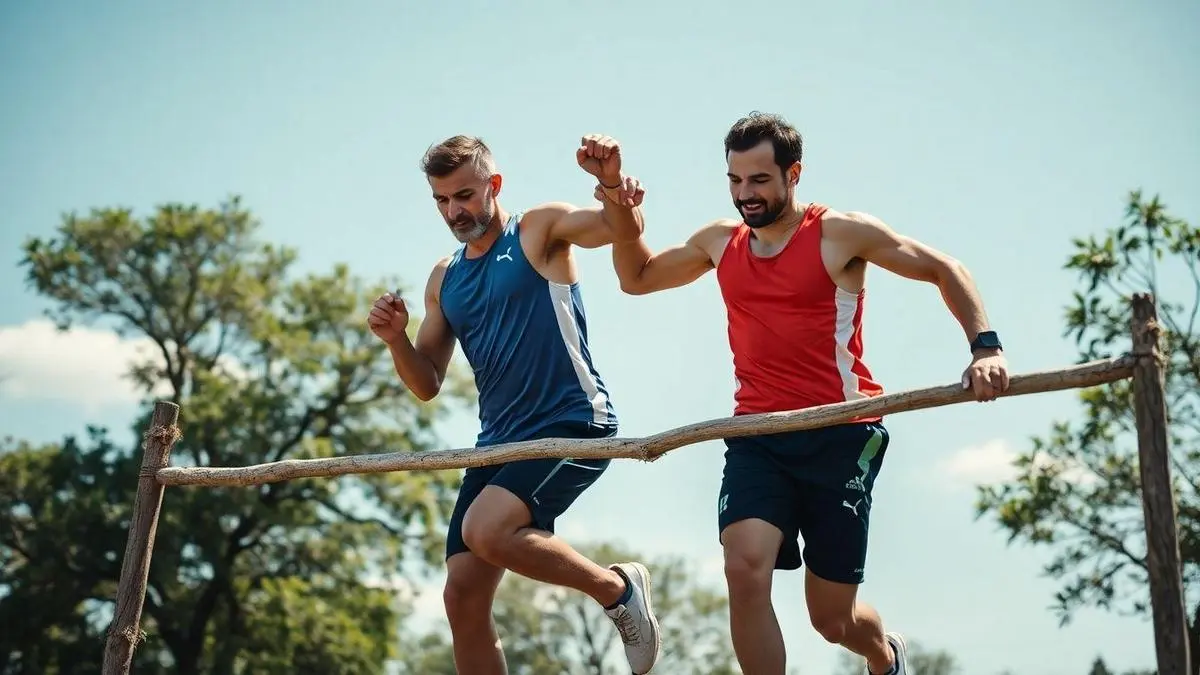 Superando Obstáculos no Treino em Par Superando Obstáculos no Treino em Par